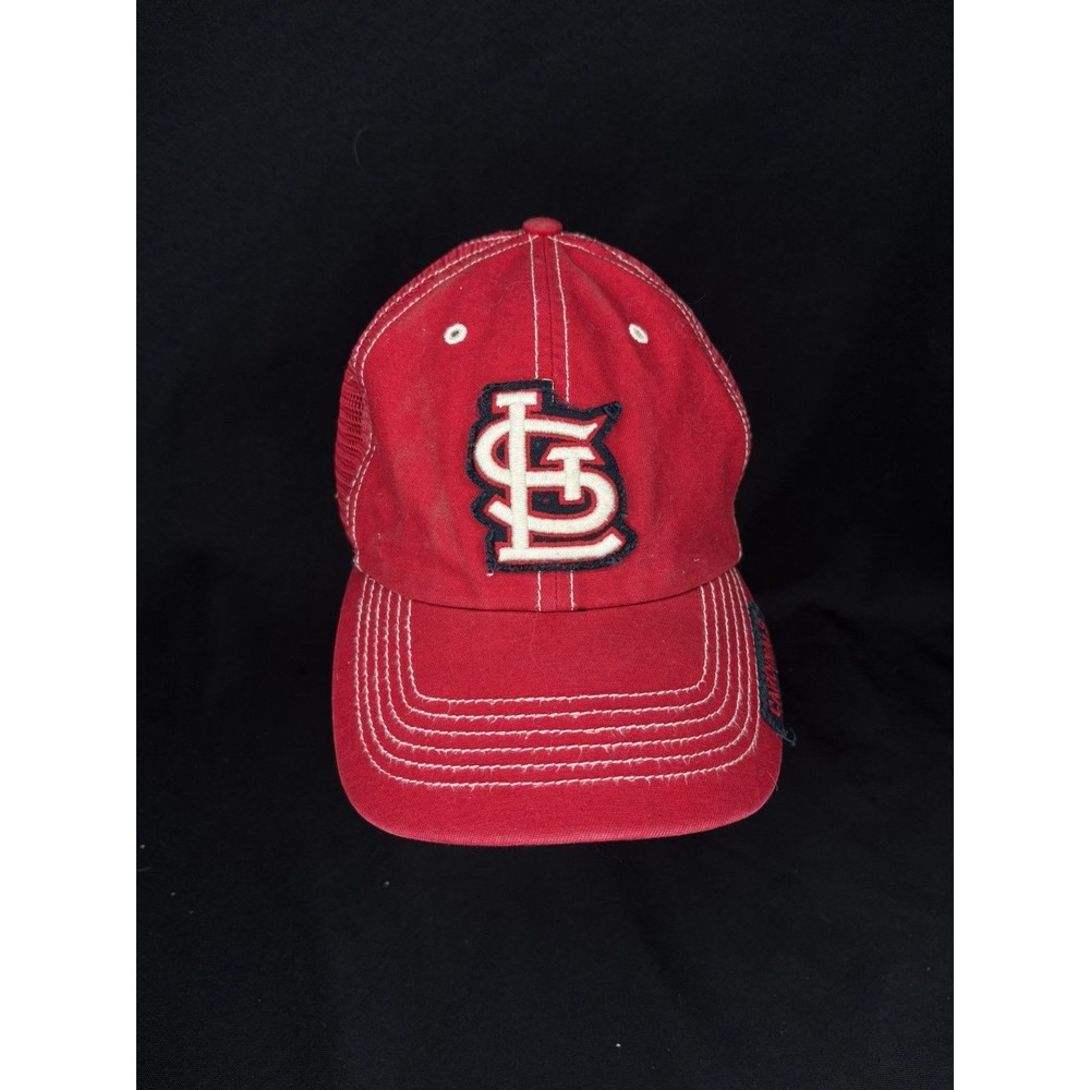 47 brand st louis cardinals hat Trucker Trawler Clean Up Cap SnapBack Red MLB